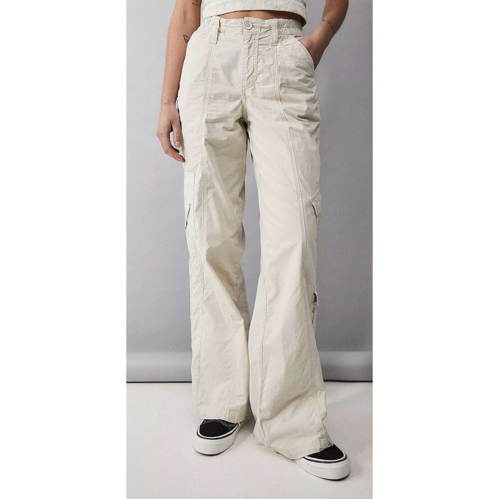 BDG x Urban Outfitters Y2K Cargo Utility Pants Khaki Grunge Streetwear Size L